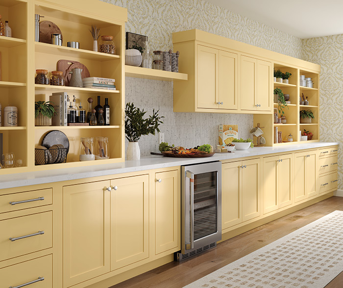 Yellow Kitchen Pantry